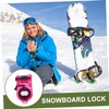 Sosoport Compact Ski Lock Password for Snowboard Scooter Bike Lightweight
