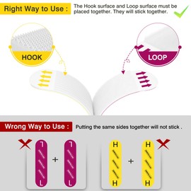 EMITEVER Picture Hanging Strips Heavy Duty, Damage Free Picture Hangers for Walls, Picture Hanging Kit, Hanging Hooks Without Nails, Medium Adhesive Wall Strips for Poster Sticky 20-Pairs (40 Strips)