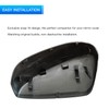 LAUBDGIE Passenger Right Side Mirror Cover Cap Compatible with Honda
