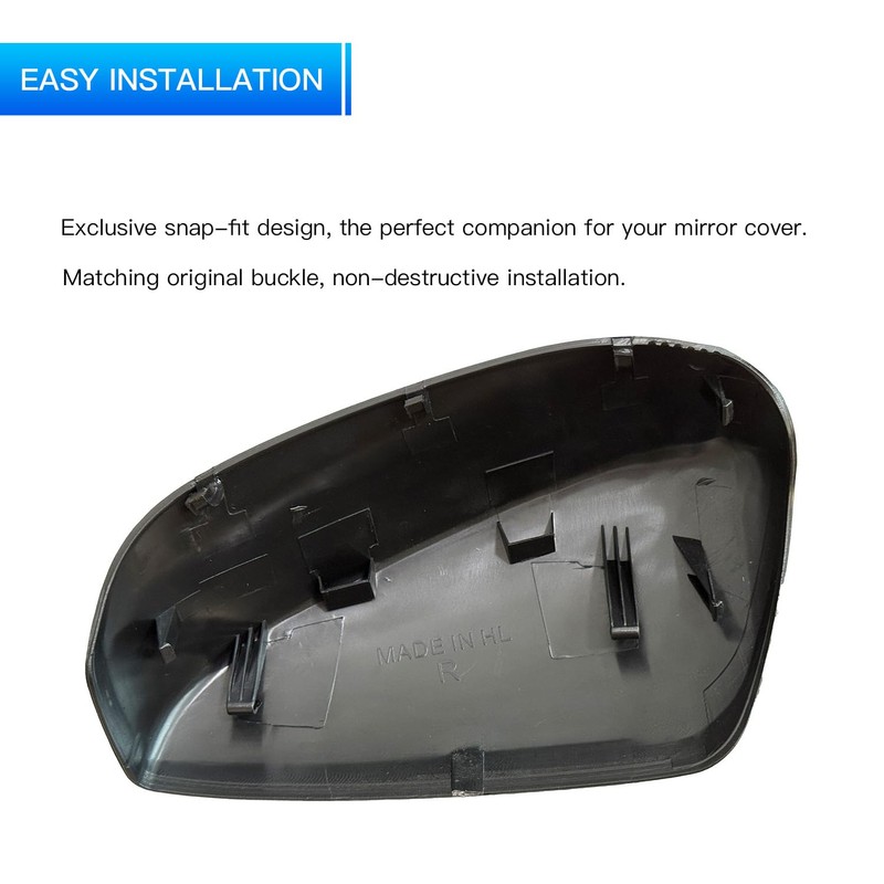 LAUBDGIE Passenger Right Side Mirror Cover Cap Compatible with Honda