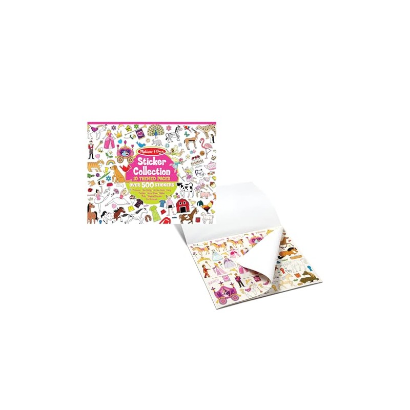 Melissa Doug Libro de Autoadhesivos, Colección Gigante de Pegatinas Incluye