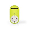 Nedis Socket Splitter 2 Sockets Euro Plug