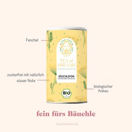 Organic fennel tea, "Abdominal fine", natural sweet, no added sugar, loose tea, 400 g