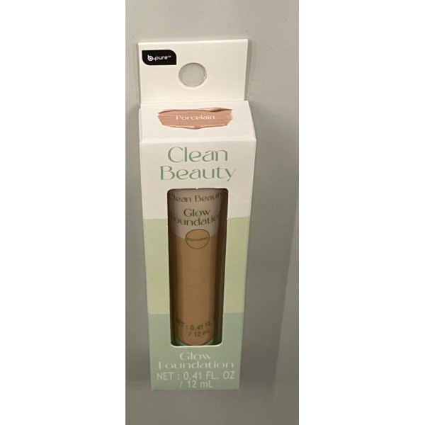 b.pure clean beauty glow foundation porcelain