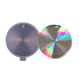 Angel Wings Shiny Glossy 3" Round Coaster Silicone Mold Holographic Round Shape Keychain Molds Epoxy Resin Molds for DIY Keychain Pendant Resin Crafting Mold