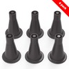 KOHOME 6 Pcs Bed Frame Feet, Tall Sturdy Cone Shaped