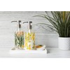 Now Designs Lemons Glass Soap Dispenser with Stainless Steel Pump,