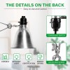 Simple Deluxe 12-Pack Clamp Lamp 5.5 Inch Aluminum Reflector (no