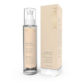 Theory Amber Rose - Suero hidratante para aumentar el brillo y sellar la humedad con aceite de semillas de rosa mosqueta y aceite de macadamia, aroma irresistible de rosa, jazmín y ámbar, para todo tipo de cabello, 60 ml