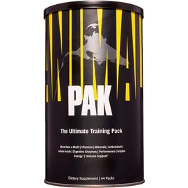 Universal Nutrition ANIMAL Pak Multivitamin Complex for Training with Vitamins, Minerals, L-Carnitine & Amino Acids, Enzymes Support Nutrient Supply & Immune System, 44 Units