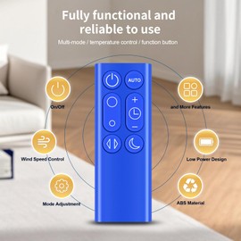 CLVIZCXOM Fan Remote Control Replacement for Dyson Pure Cool DP01 TP01 DP03 TP02 TP03 Purifying Fan