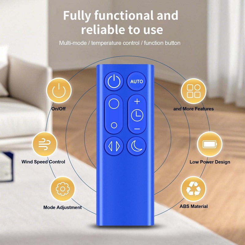 CLVIZCXOM Fan Remote Control Replacement for Dyson Pure Cool DP01