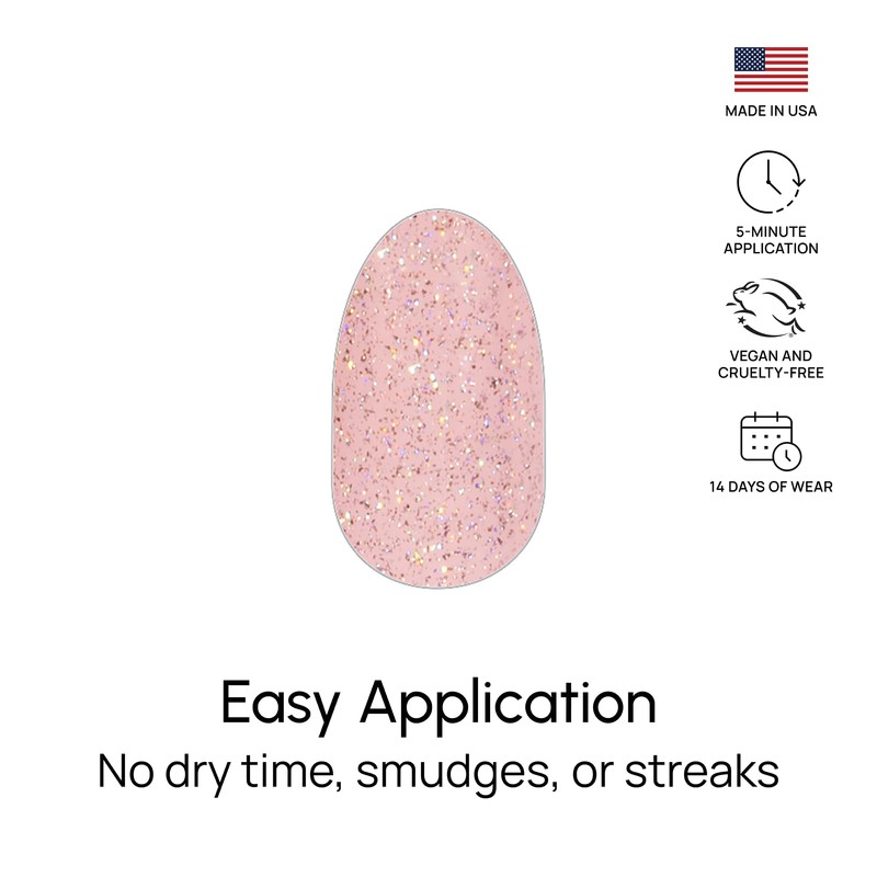 Color Street Blushing in Flushing Nail Strips