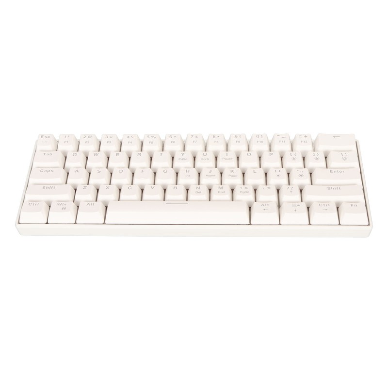 61 Key Mechanical Keyboard Portable Compact 60% Gaming Keyboard with