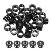 PATIKIL 48pcs Wire Grommet, 13.7mm Mounting Dia Plastic Grommets Cable