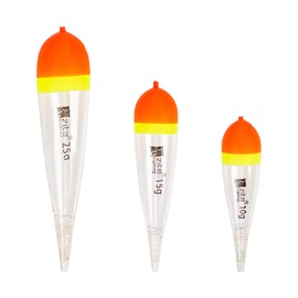 Zite Fishing Predator Floats Set of 3 Clear – 10-25 g Pike Floats Fishing – Floats Fishing Floats Zander Continuous Floats