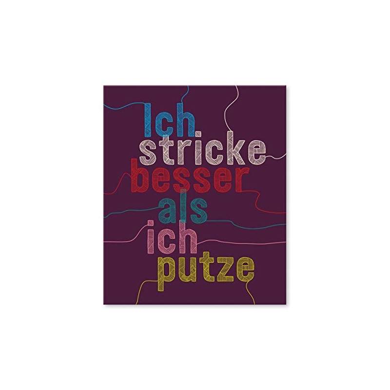 strickimicki - Glasses Cleaning Cloth - Ich Stricke Besser als