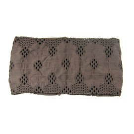 Di Prima Honeycomb Stretch Headband, Brown