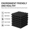 Focusound 24 Packs Acoustic Foam Panels Pyramid 2" X 12"
