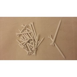 2 3/4" ECO RRT White 25 ct. Quality Golf Tee