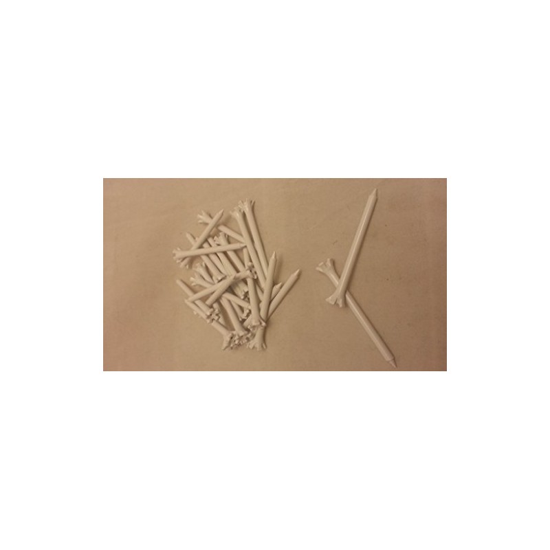 2 3/4" ECO RRT White 25 ct. Quality Golf Tee