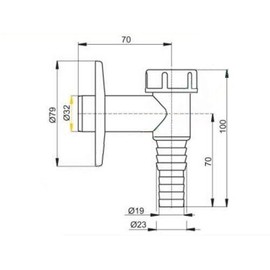 White Washing Machine Dishwasher Waste Pipe Drain Trap Kit Self Cutting Out Nozzle