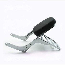 Motorcycle Rear Seat BackRest Sissy Bar Back Rest Compatible For Honda Rebel CA250 CMX250 CMX (Chrome)