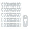 Geesatis 50 pcs Keyhole Hangers Heavy Duty Single Hole Hanging