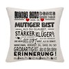 Bommex Inspirational Gift Cushion Cover That You Are Mutiger Than