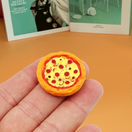 1Set Miniature Pizza Box, 1:6 1:12 Dollhouse Food Model Set Doll House Furniture Supplies1 Dollhouse Accessories
