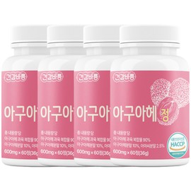 Health Barum Aguaje 600mg 60 tablets (4 units) / 건강바름 아구아헤 정 600mg 60정 4개