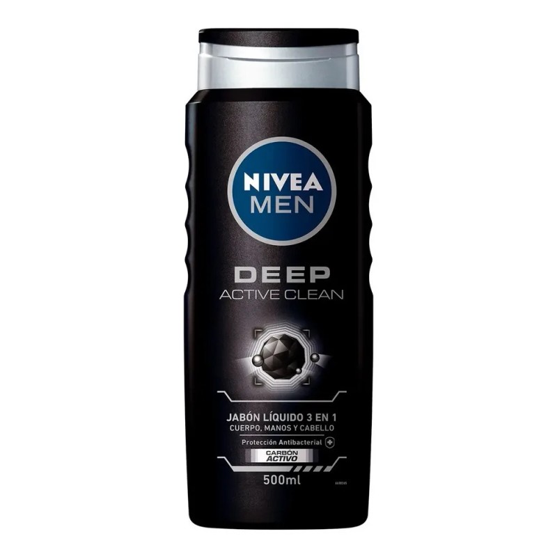Jabón Líquido Corporal Nivea Men Active Clean 500ml