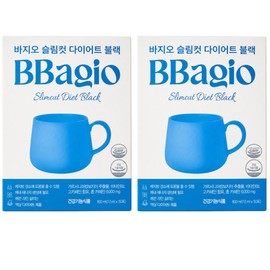 Baggio Slim Cut Diet Black, 100 pieces, 12ml / 바지오 슬림컷 다이어트 블랙, 100개, 12ml