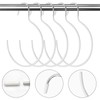 5 Pieces Non-Slip Tie Hanging Hooks Scarf Ring Hanger Belt