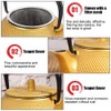 300 ml Gold Cast Iron Tea Kettle with Stainless Steel