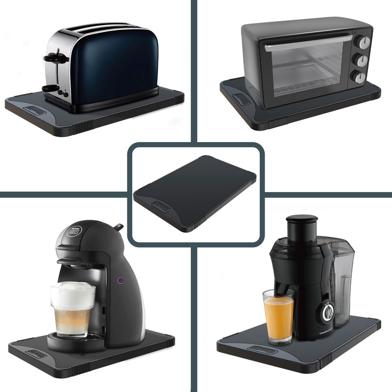 ZIZNBA Large Appliance Rolling Tray-Compatible with Single Serve Brewers, Coffee