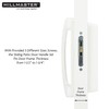 HILLMASTER Patio Door Handle Set with Mortise Lock 45° for