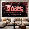2025 Graduation Backdrop 7 x 5 ft Pink Class of