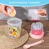 4 Pack Portable Breakfast Cups with Lids and Spoon, 27
