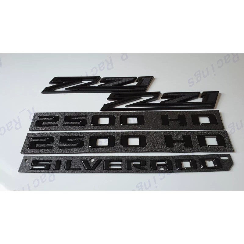 GM Auto Gloss Black Doors 2500HD Fender Z71 Rear Silverado