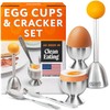 Eparé Egg Topper Cutter Set – Stainless Steel Egg Cracker