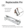 ATREFUU 1T Cable Pulling Swivel, Swivel Wire Bearing Breakaway Tool