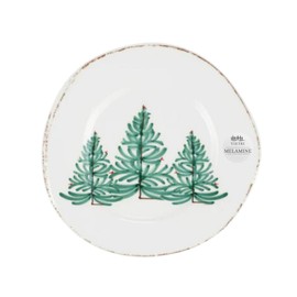 Vietri Melamine Lastra Holiday Unbreakable Salad Plate, 8.75" D Dessert Appetizer & Sandwich Dish
