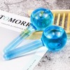 2Pcs Ice Facial Rollers Crystal Ball Refreshing Beauty Massager Roller