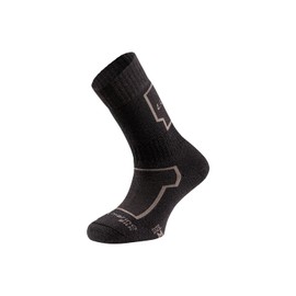 LURBEL Manaslu Five, Thermal Socks, Extreme Cold Socks, Expedition Socks, Anti-Blister Socks, Wool Socks, Anti-Odor Socks, Seamless Sock (M - (39/41)), GREY - Sand, M
