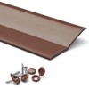 FOSLUOC Garage Door Seal Top and Side Seal Strip 34FT