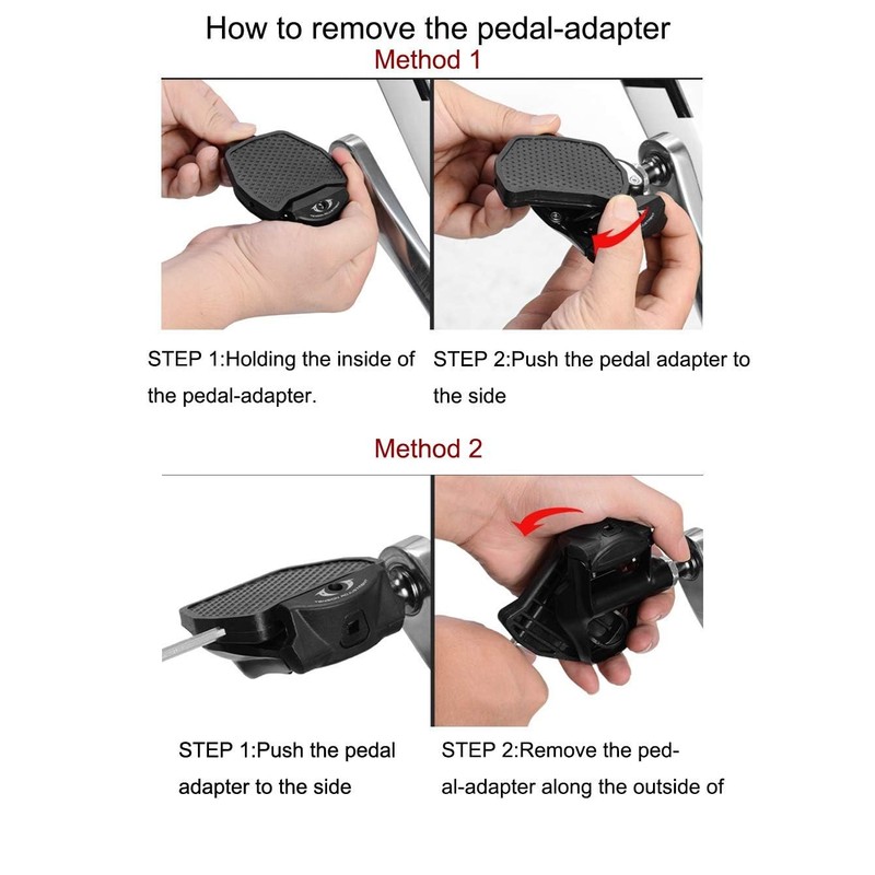 Thinvik Clipless Road Pedal Convert to Universal Platform Pedal Adapters