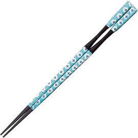 Fukui Craft Chopsticks PBT Resin Coated Chopsticks Made in Japan Dishwasher Safe Pestle Shaped Takushima Chopsticks Flower Ajiro 8.9 inches (22.5 cm) Made in Japan