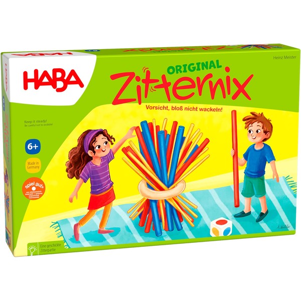 HABA Keep it steady. A Family Game of Skill and Dexterity for Ages 6+ (Made in Germany)