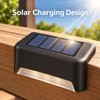 4PCS Solar Deck Lights Outdoor – Waterproof LED Fence Step